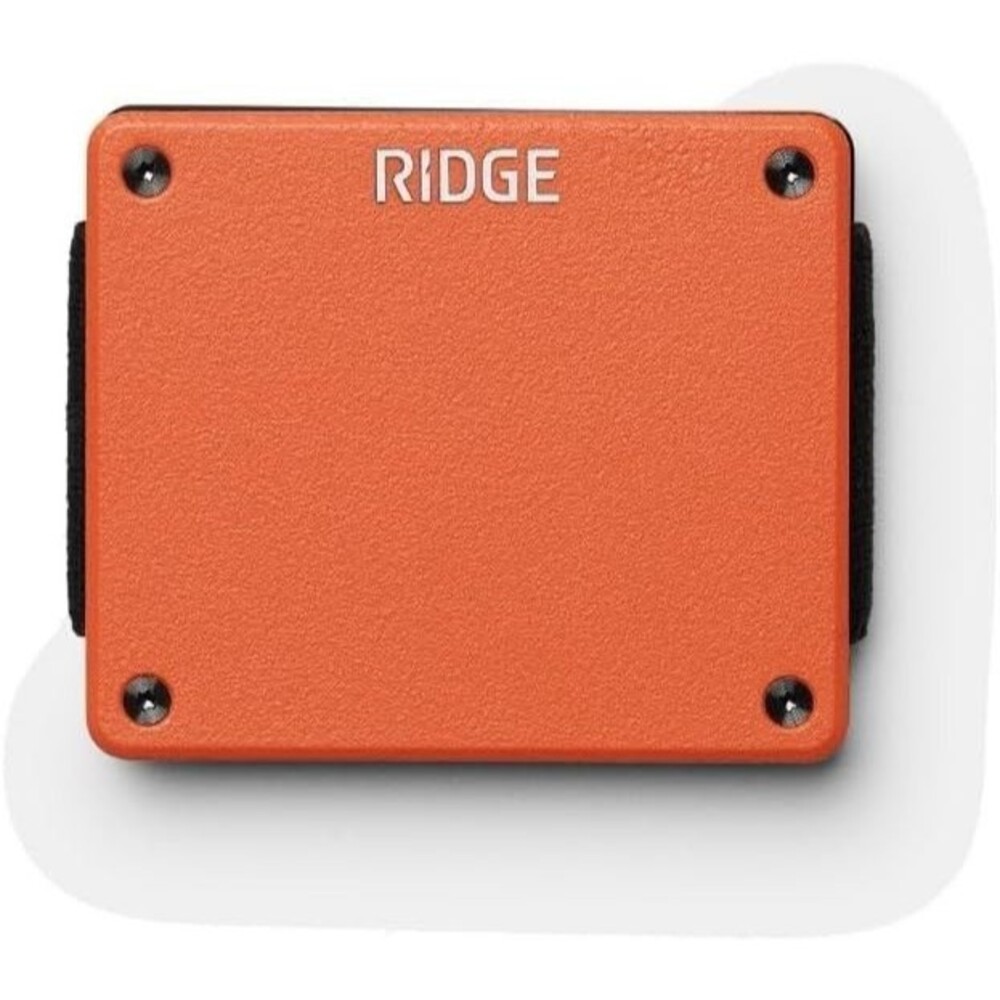Ridge Lite Minimalist Wallet Basecamp Orange Aluminum RFID Slim EDC New Box